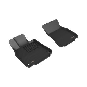 Lexus LS 460 Floor Mat Set - Front - 3D MAXpider - KAGU - Black - `13-`17